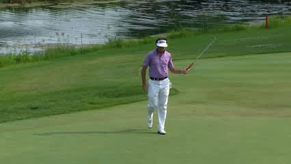 Gonzalo Fernandez-Castano’s tee shot yields birdie on No. 17 at RBC Canadian