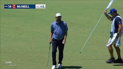 George McNeill nearly aces No. 5 to set up tap-in birdie at Mexico Open