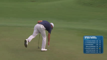 Horschel/Hoge makes birdie on No. 13 at Zurich Classic