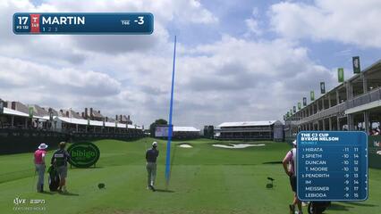 Ben Martin hits tee shot to 7 feet, sets up birdie on No. 17 at THE CJ CUP