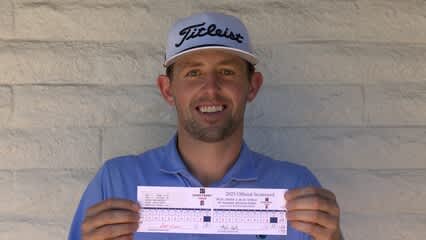 Myles Creighton interview after carding 59 at Wichita Open