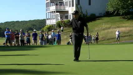 J.J. Henry records birdie on No. 11 at Travelers