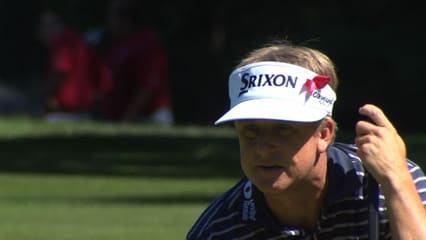 David Toms birdies from long range at Travelers