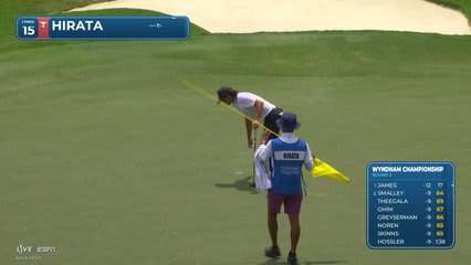 Kensei Hirata reaches par-5 No. 15 in two, makes eagle at Wyndham