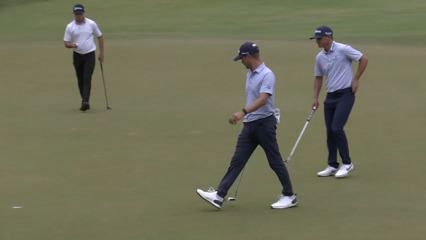 Chandler Blanchet buries 30-footer for birdie at Simmons Bank Open