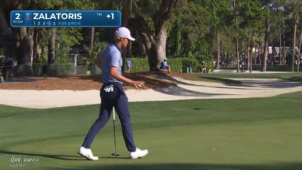 Will Zalatoris puts in birdie putt at RBC Heritage