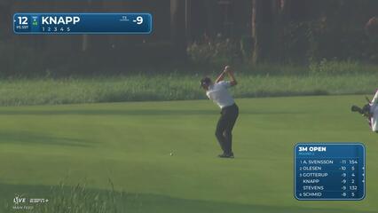 Jake Knapp makes birdie on No. 12 at 3M Open