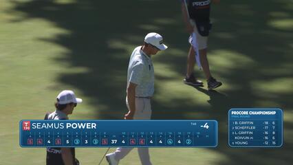 Seamus Power sinks 6-foot birdie putt on No. 17 at Procore