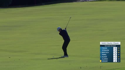 Mark Hensby makes birdie on No. 15 at Stifel Charity Classic