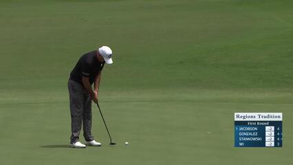 Scott Hend makes birdie on No. 1 at Regions Tradition