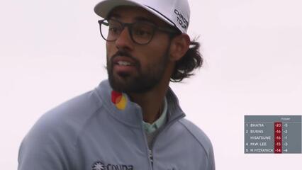Akshay Bhatia hits 102-yard tee shot to 8 feet, sets up birdie on No. 7 at AT&T Pebble Beach