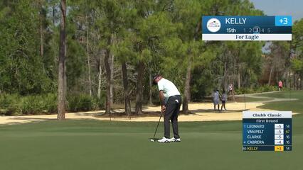 Jerry Kelly makes birdie on No. 15 at Chubb Classic
