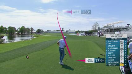 Mac Meissner's 316-yard drive sets up 16-foot birdie on No. 17 at Texas Children's