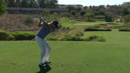 Smylie Kaufman's 199-yard tee shot to 5 feet at Shriners
