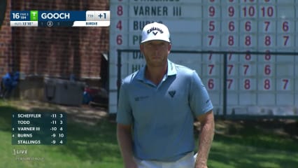 Talor Gooch's tee shot and birdie at Charles Schwab