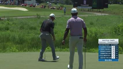 Team Cejka/O'Neal makes birdie on No. 13 at American Family Insurance Championship