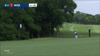 Aaron Wise's tight pitch leads to birdie at AT&T Byron Nelson