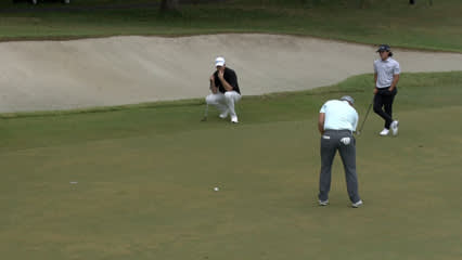 Daniel Summerhays drains birdie putt at Simmons Bank Open
