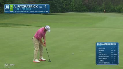 Alex Fitzpatrick's 84-yard approach sets up birdie on No. 15 at RBC Canadian