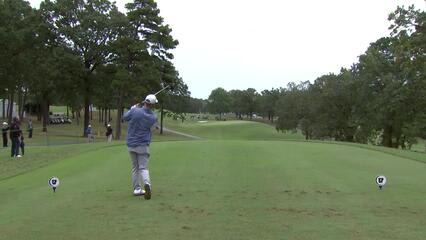 Tag Ridings makes birdie putt on No. 13 at Simmons Bank Championship