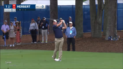 Lucas Herbert sends 144-yard approach in close at RBC Heritage