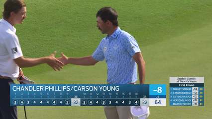 Young/Chandler makes birdie on No. 18 at Zurich Classic