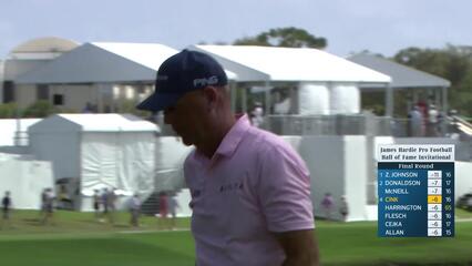 Stewart Cink makes birdie on No. 17 at James Hardie Pro Football Hall of Fame Invitational