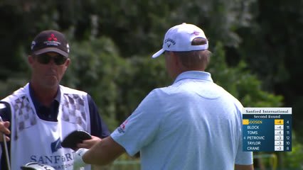 Retief Goosen makes birdie on No. 5 at Sanford International