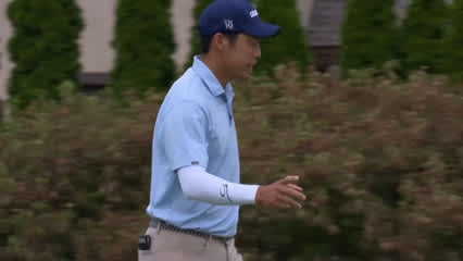 Jeffrey Kang makes birdie on No. 15 at Nationwide Children's
