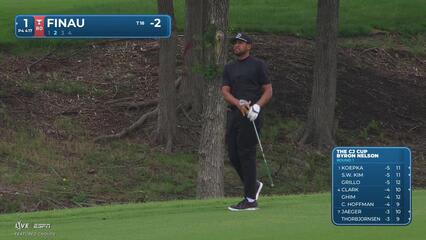 Tony Finau makes birdie on No. 1 at THE CJ CUP