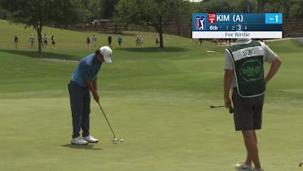 Kris Kim makes birdie on No. 6 at CJ CUP Byron Nelson