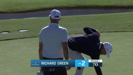 Richard Green makes birdie on No. 18 at Dominion Energy Charity Classic