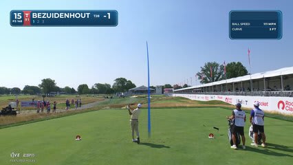 Christiaan Bezuidenhout hits tee shot to 12 feet, sets up birdie on No. 15 at Rocket Classic