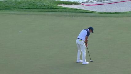 Takumi Kanaya sinks 22-foot birdie putt on No. 18 at Cognizant Classic