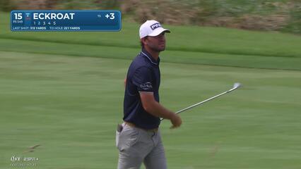 Austin Eckroat makes birdie on No. 15 at Wyndham
