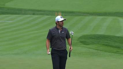 Matthew Wolff rolls in 18-footer for birdie at Wells Fargo