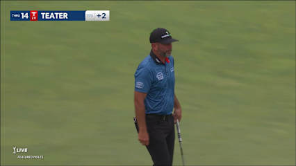 Josh Teater makes birdie putt at CJ CUP Byron Nelson