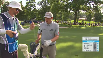 Matt Fitzpatrick's 181-yard approach sets up birdie on No. 18 at BMW Championship