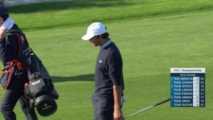 Jason Langer pours in birdie putt at PNC Championship
