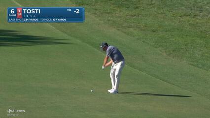 Alejandro Tosti hits 128-yard approach to 6 feet, sets up birdie on No. 6 at Valspar