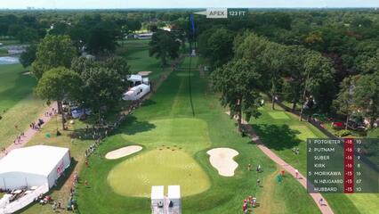 Mark Hubbard makes birdie on No. 11 at Rocket Classic