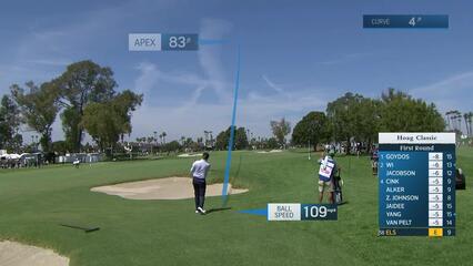 Ernie Els makes birdie on No. 10 at Hoag Classic