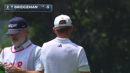 Jacob Bridgeman sinks 56-foot birdie putt on No. 2 at TOUR Championship