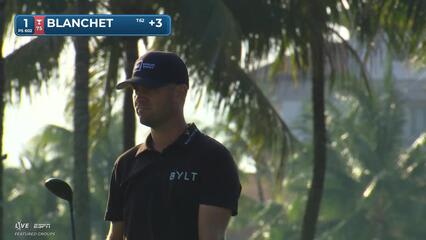 Chandler Blanchet makes birdie on No. 1 at Cadillac