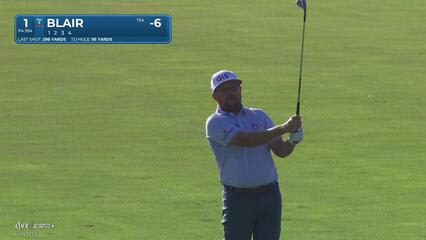 Zac Blair makes birdie on No. 1 at 3M Open