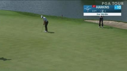 Brandon Harkins birdies No. 11 in Round 3 at Korn Ferry Tour Champ