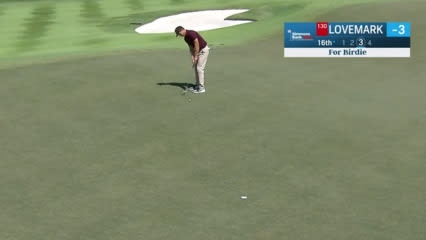 Jamie Lovemark rolls in long birdie putt at Simmons Bank Open