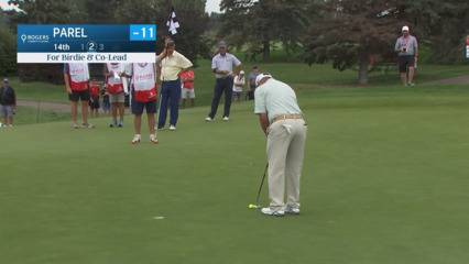 Scott Parel's excellent tee shot leads to birdie at Rogers Charity