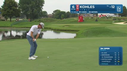 Ben Kohles gets up-and-down from 86 yards for birdie on No. 6 at 3M Open
