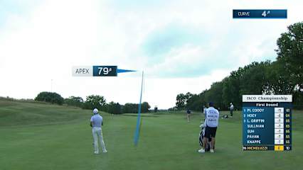 David Micheluzzi makes birdie on No. 11 at ISCO Championship